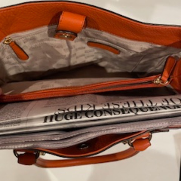 Michael Kors Hamilton Large Leather Satchel - RARE FIND - Picture 5 of 11